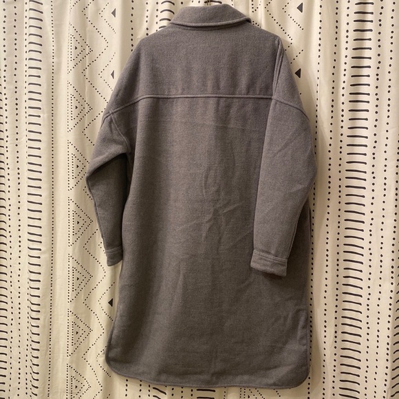 4-Pocket Gray Shacket - Picture 2 of 13
